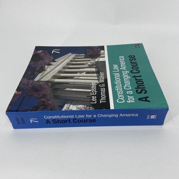 Constitutional Law for a Changing America A Short Course Lee Epstein Paperback - Picture 4 of 9